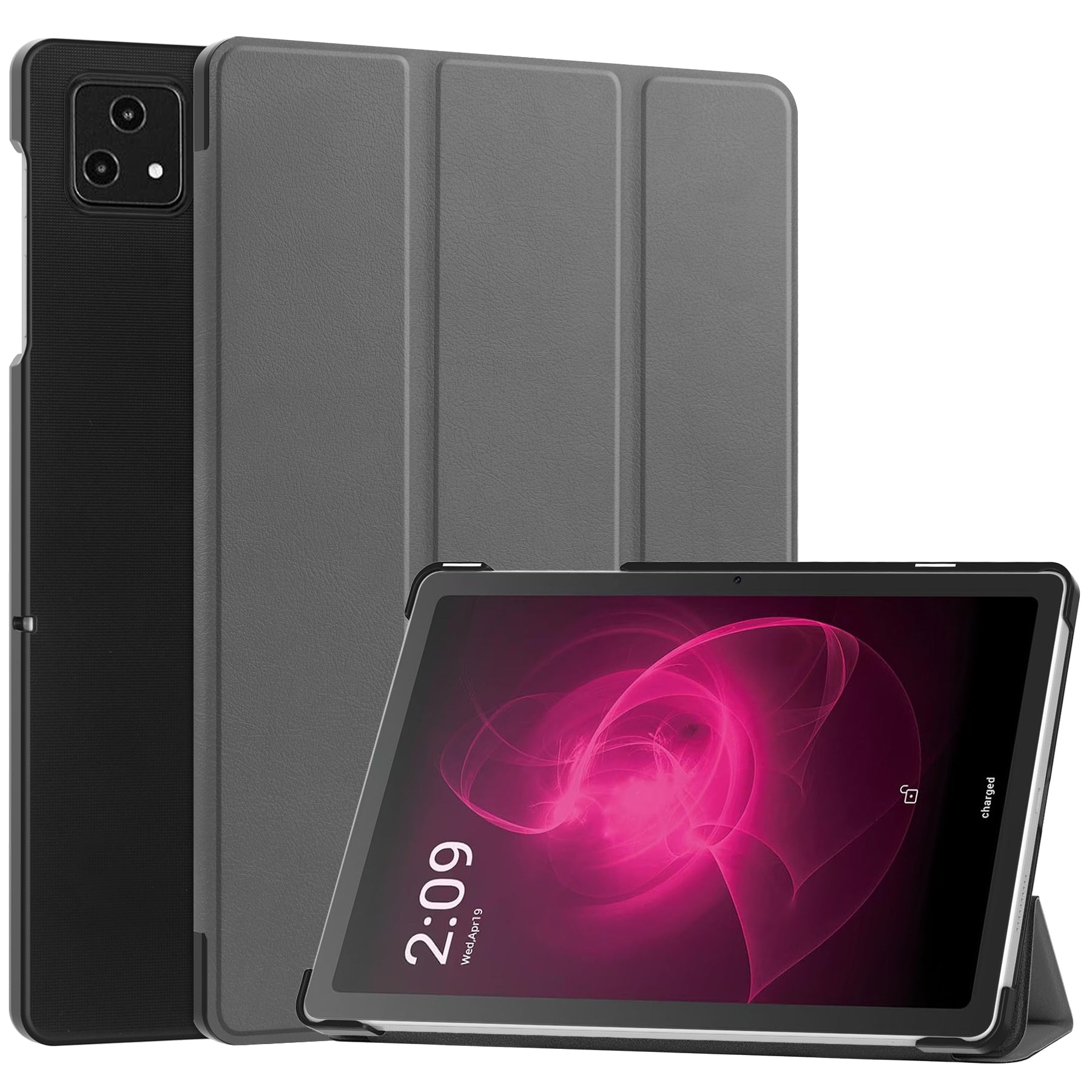 For T-Mobile REVVL Tab Tri-fold Stand Smart Case PU Leather Tablet Cover For T-Mobile REVVL Tab Tri-fold Stand Smart Case PU Leather Tablet Cover